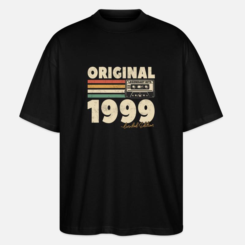 Legendenhafte Hits 1999 - Stanley/Stella Oversized Unisex Bio T-Shirt Blaster 2.0 - Schwarz