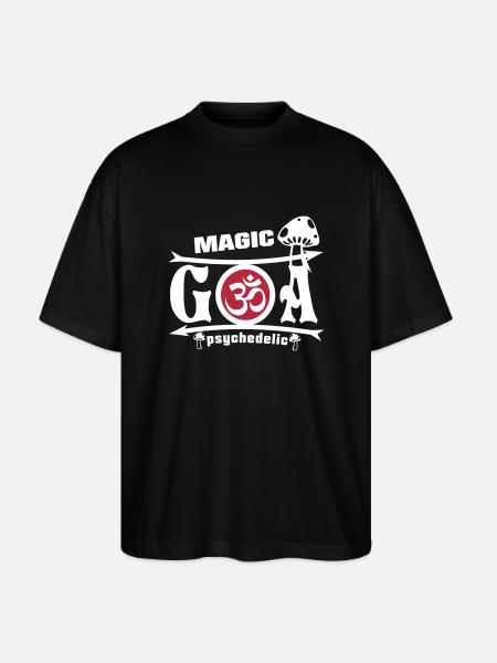 MAGIC GOA Psychedelic - Stanley/Stella Oversized Unisex Bio T-Shirt Blaster 2.0 - Schwarz