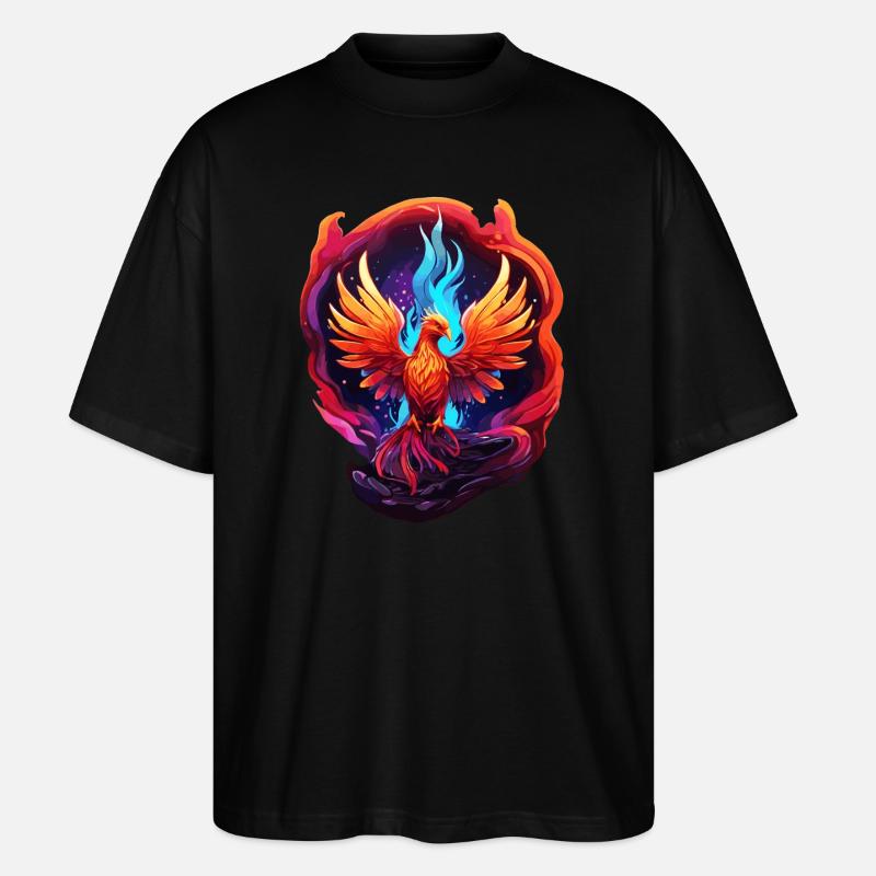 Phénix - T-shirt bio Blaster 2.0 coupe oversize Stanley/Stella Unisexe - noir