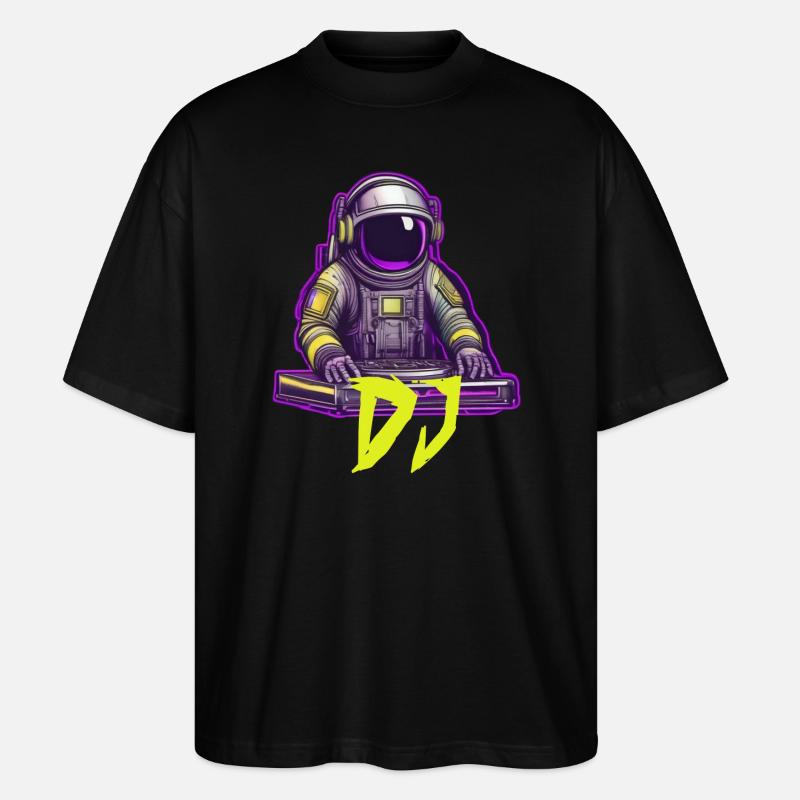 DJ Astronaut - Stanley/Stella Oversized Unisex Bio T-Shirt Blaster 2.0 - Schwarz