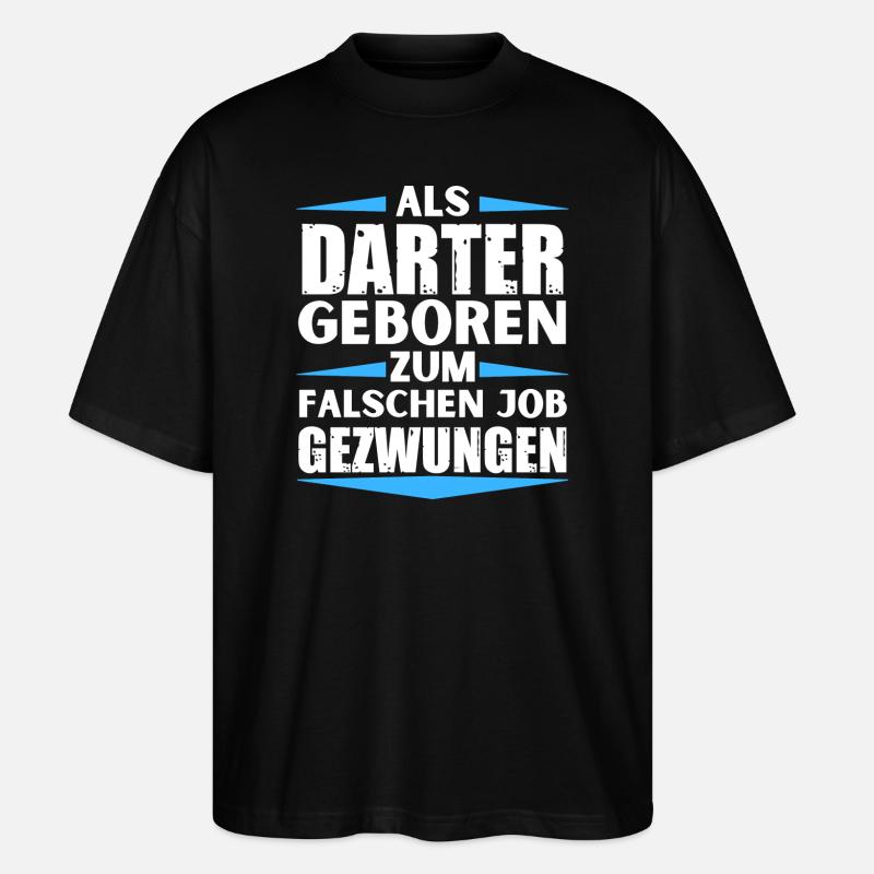 Darter s’est trompé d’emploi - T-shirt bio Blaster 2.0 coupe oversize Stanley/Stella Unisexe - noir