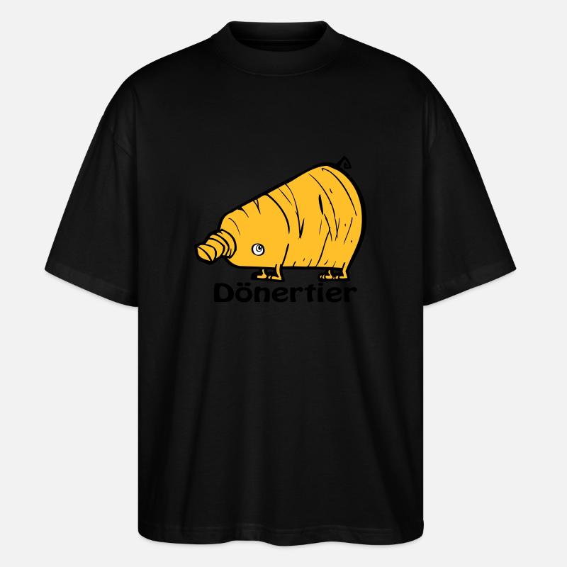 Dönertier - T-shirt bio Blaster 2.0 coupe oversize Stanley/Stella Unisexe - noir