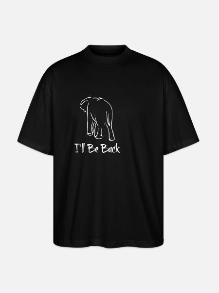 Mammoth - Stanley/Stella Oversized Unisex Organic T-shirt Blaster 2.0 - black