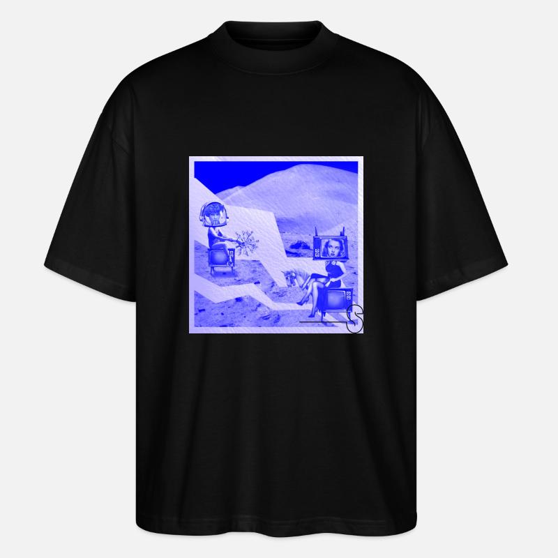 TV-STAR 3 - Stanley/Stella Oversized Unisex Bio T-Shirt Blaster 2.0 - Schwarz