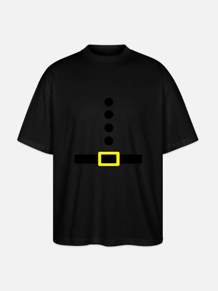 belt - Stanley/Stella Oversized Unisex Organic T-shirt Blaster 2.0 - black