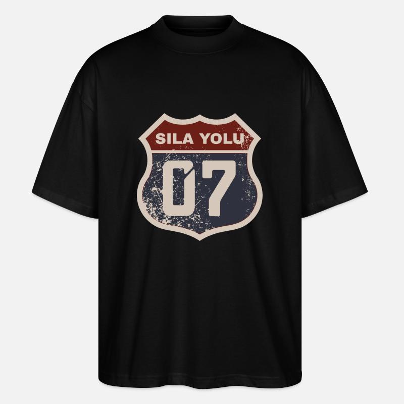 Antalya - Stanley/Stella Oversized Unisex Bio T-Shirt Blaster 2.0 - Schwarz