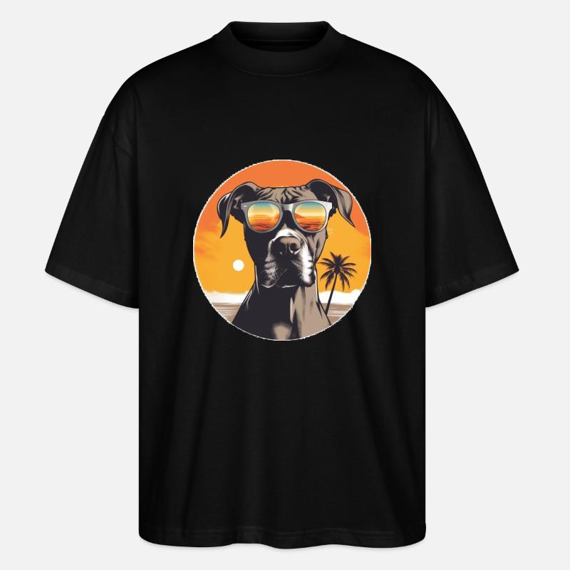 Boxeur - T-shirt bio Blaster 2.0 coupe oversize Stanley/Stella Unisexe - noir