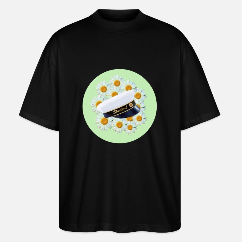 Abschlussfeier 2024 Abiturfeier - Stanley/Stella Oversized Unisex Bio T-Shirt Blaster 2.0 - Schwarz
