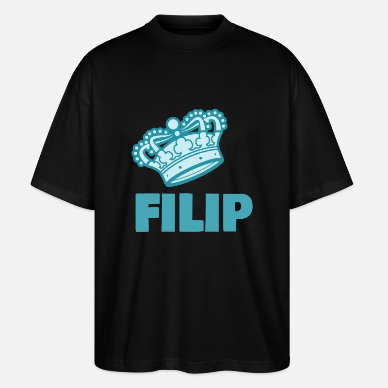 Filip - T-shirt bio Blaster 2.0 coupe oversize Stanley/Stella Unisexe - noir