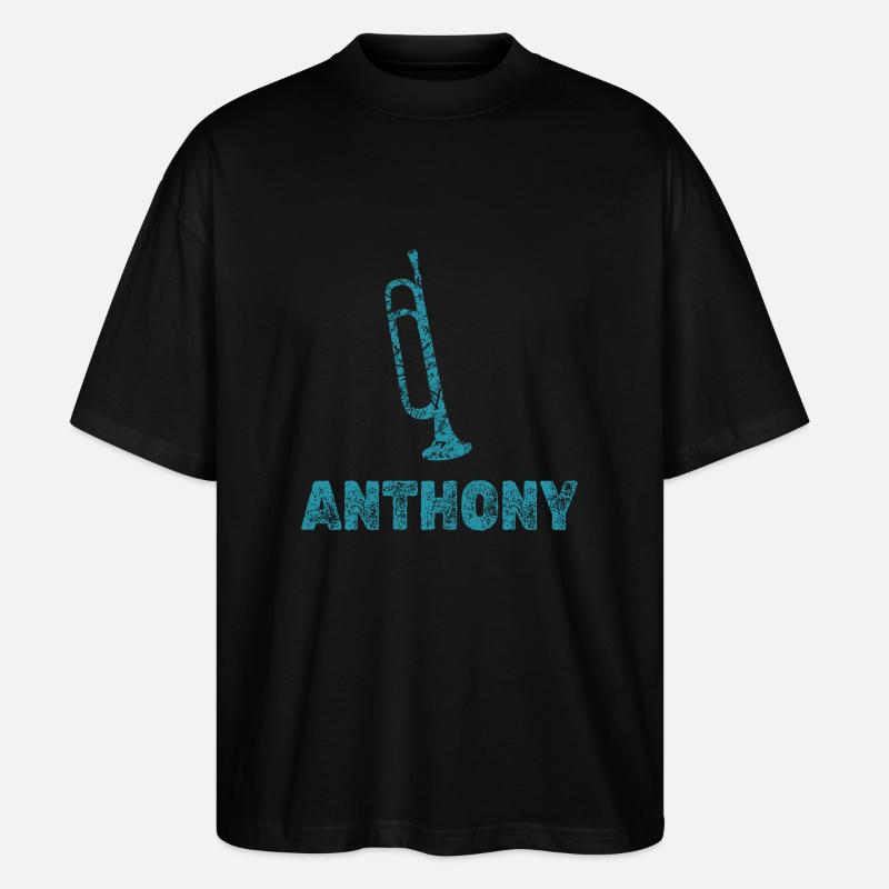 Blasmusik Anthony - Stanley/Stella Oversized Unisex Bio T-Shirt Blaster 2.0 - Schwarz