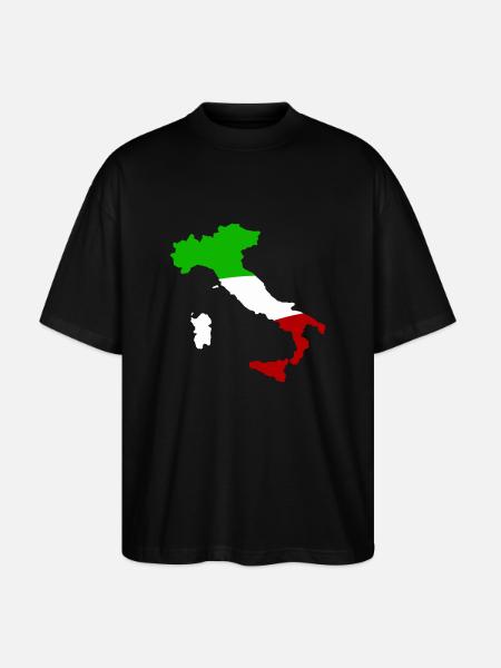 Italy Country - Stanley/Stella Oversized Unisex Organic T-shirt Blaster 2.0 - black