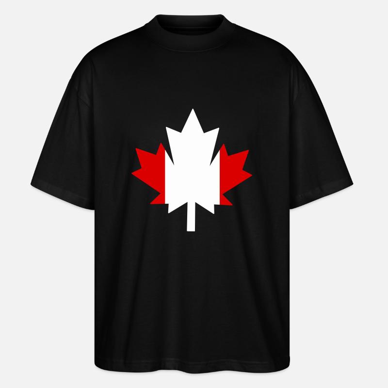 Canada Canada Maple Leaf - Stanley/Stella Oversized Unisex Organic T-shirt Blaster 2.0 - black