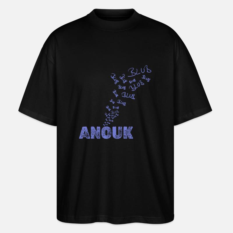Sailing Anouk - Stanley/Stella Oversized Unisex Organic T-shirt Blaster 2.0 - black