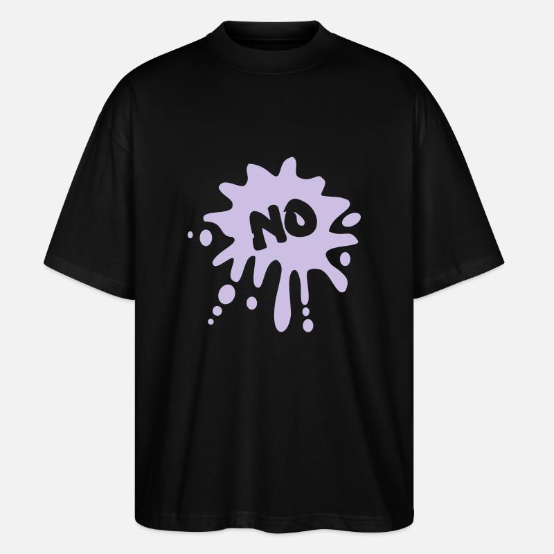 Non, des éclaboussures de peinture - T-shirt bio Blaster 2.0 coupe oversize Stanley/Stella Unisexe - noir