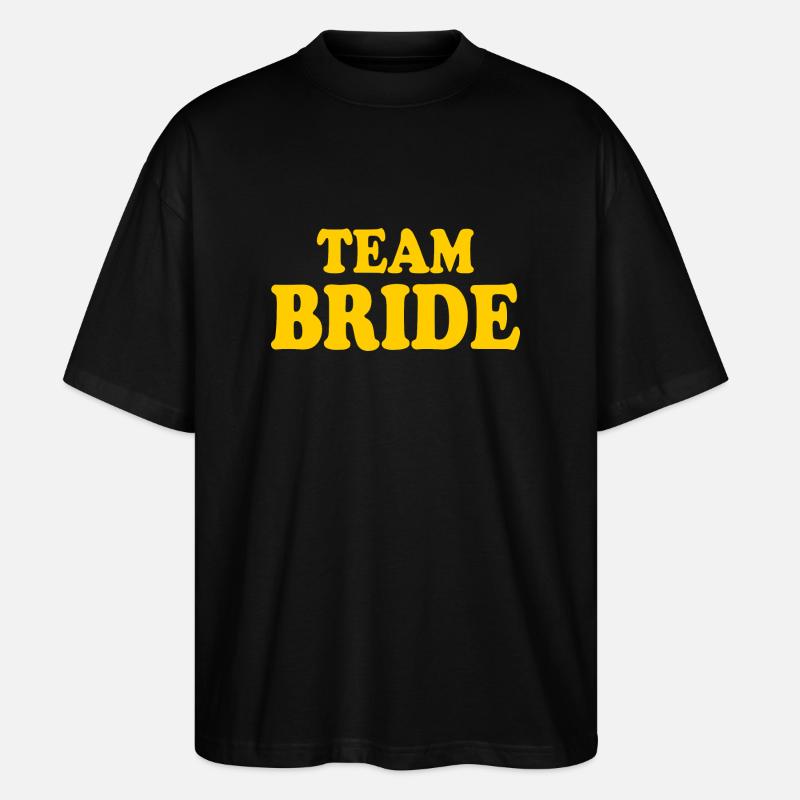 Team bride - T-shirt bio Blaster 2.0 coupe oversize Stanley/Stella Unisexe - noir