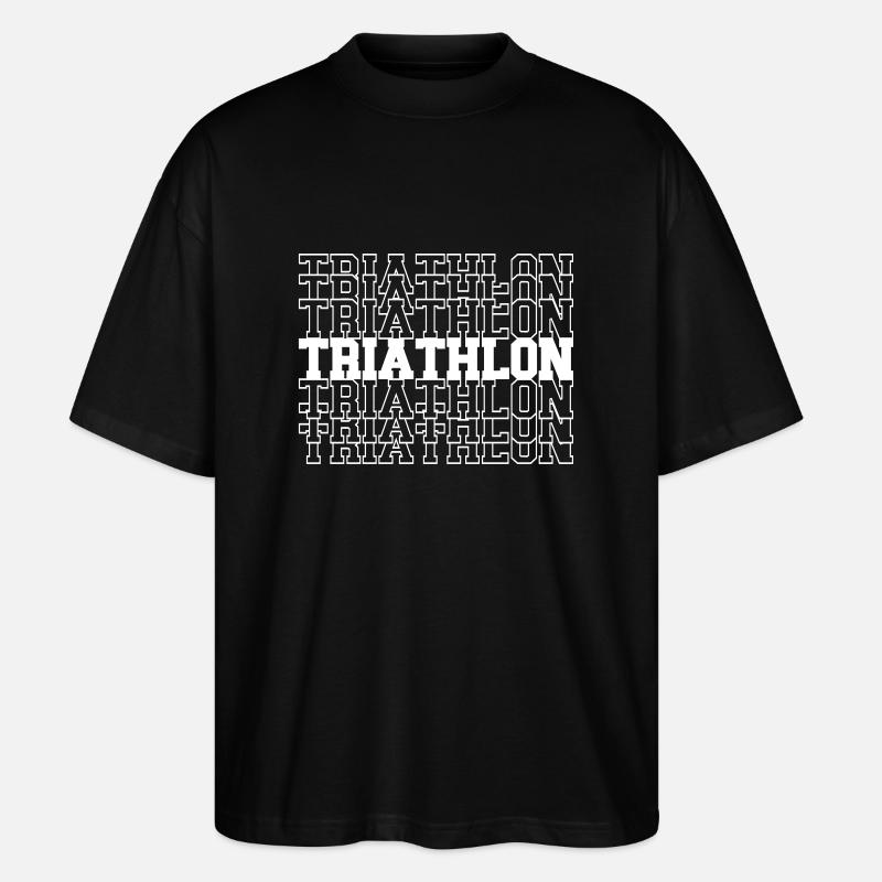triathlon - Stanley/Stella Oversized Unisex Bio T-Shirt Blaster 2.0 - Schwarz