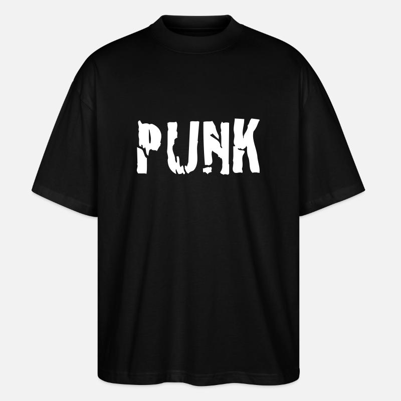 punk - Stanley/Stella Oversized Unisex Bio T-Shirt Blaster 2.0 - Schwarz