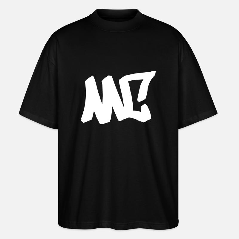 MC - HipHop, Rap, Graffiti - Stanley/Stella Oversized Unisex Bio T-Shirt Blaster 2.0 - Schwarz
