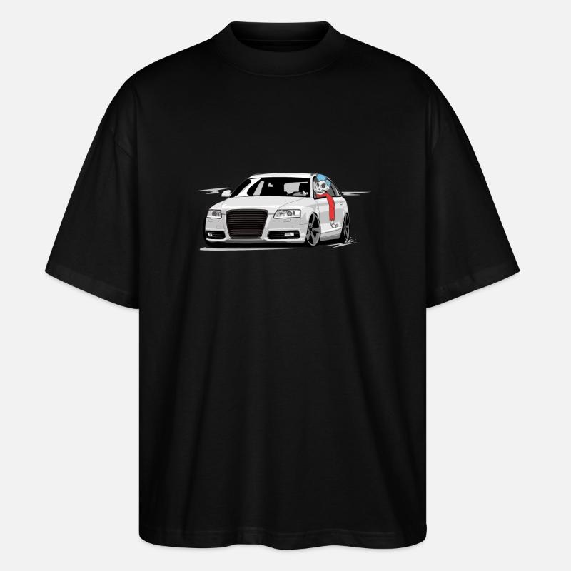 RS6 C6 A6 4F Skulldriver - Stanley/Stella Oversized Unisex Organic T-shirt Blaster 2.0 - black