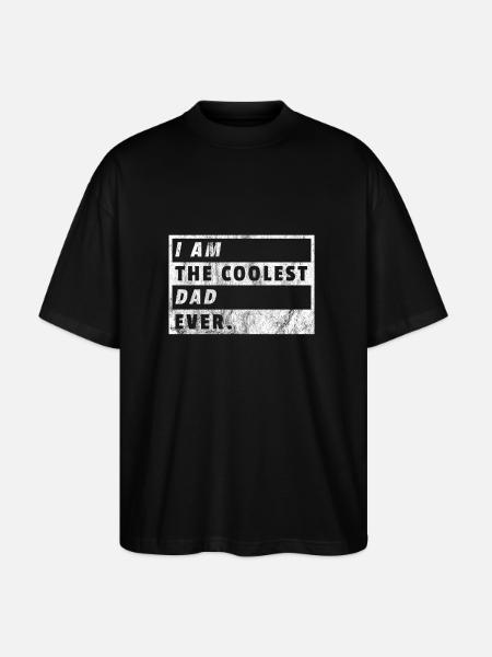 Gave Bedste far Far Fars Fars Daddy - Stanley/Stella Oversize Unisex Øko T-shirt Blaster 2.0 - sort