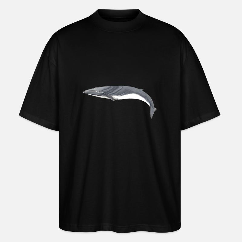 Finnwal - Finnwal - Rorqual commun - Stanley/Stella Oversized Unisex Bio T-Shirt Blaster 2.0 - Schwarz