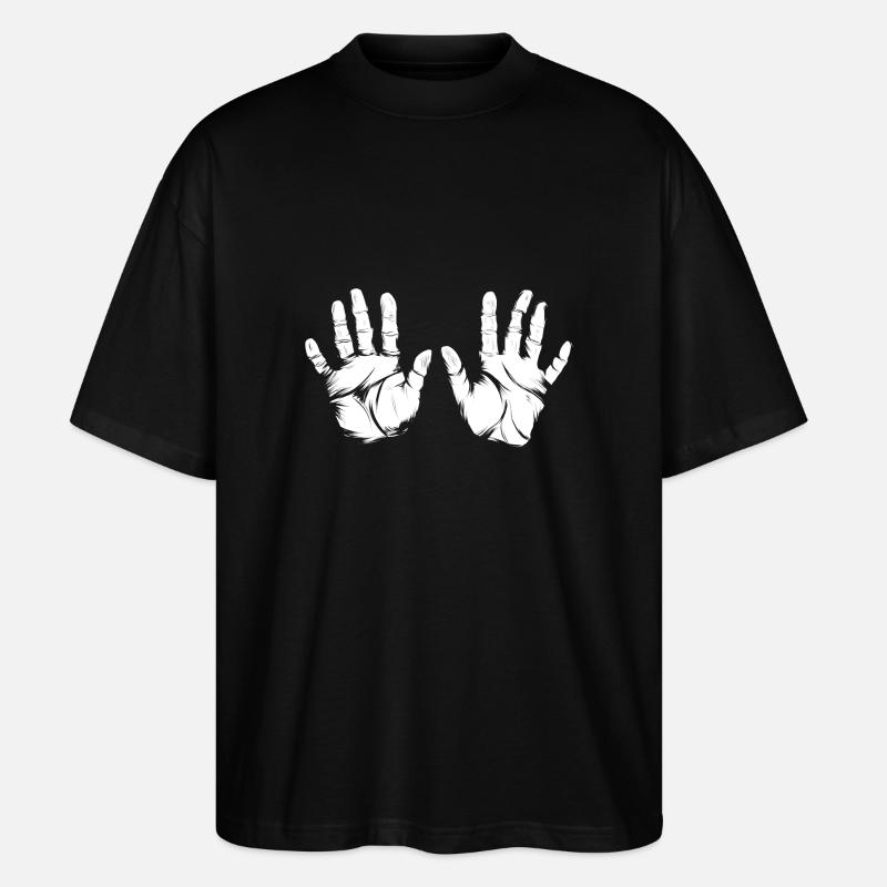 handprints - T-shirt bio Blaster 2.0 coupe oversize Stanley/Stella Unisexe - noir