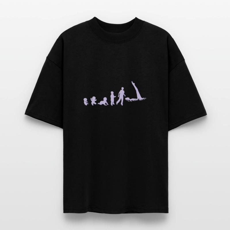 evolution natation synchro foetus human8 T-shirt bio Blaster 2.0 coupe oversize Stanley/Stella Unisexe