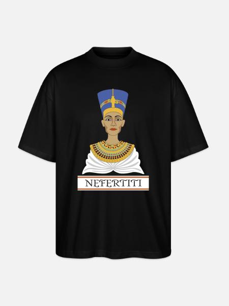 Nefertiti - Stanley/Stella Oversized Unisex Organic T-shirt Blaster 2.0 - black