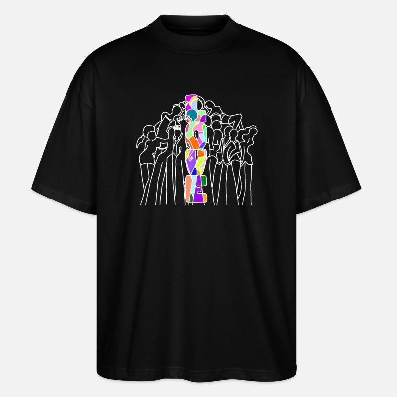 Lbgtia Competition 2024 - Stanley/Stella Oversized Unisex Bio T-Shirt Blaster 2.0 - Schwarz