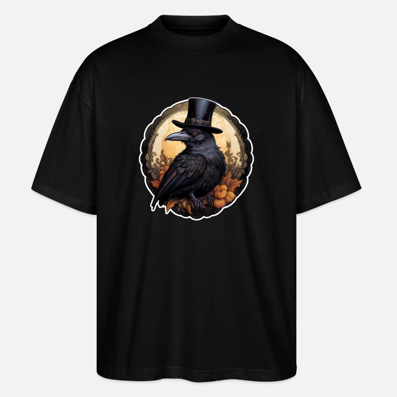 Halloween Rabe 1 - Stanley/Stella Oversized Unisex Bio T-Shirt Blaster 2.0 - Schwarz