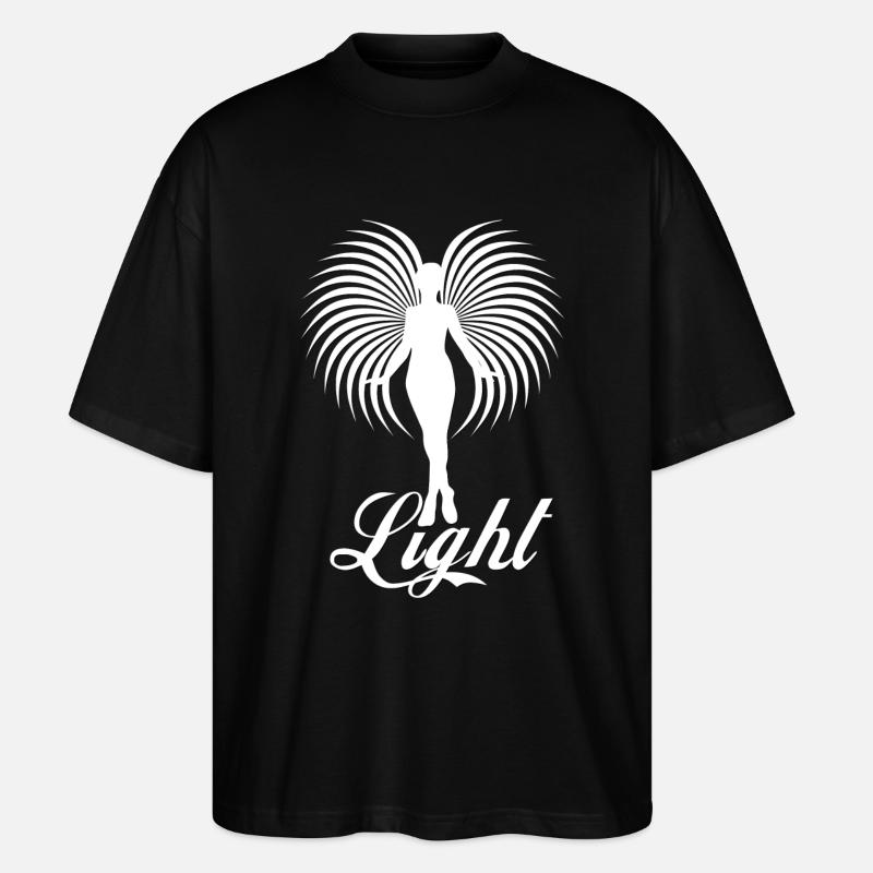 light wite - T-shirt bio Blaster 2.0 coupe oversize Stanley/Stella Unisexe - noir