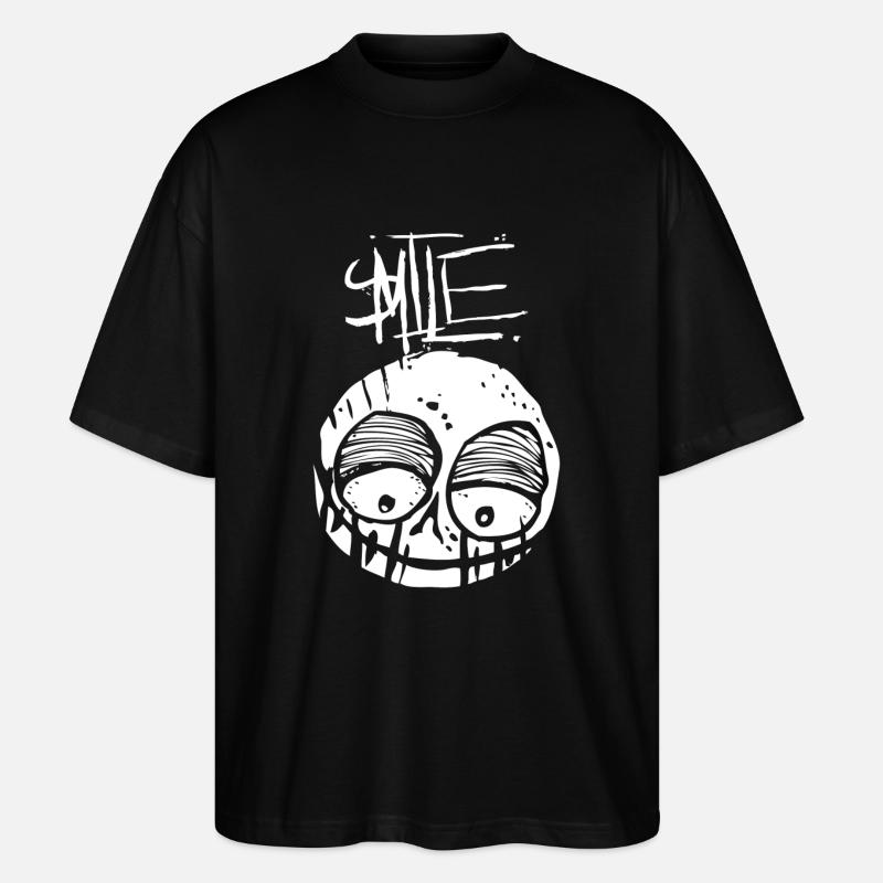 Smile - Stanley/Stella Oversized Unisex Bio T-Shirt Blaster 2.0 - Schwarz