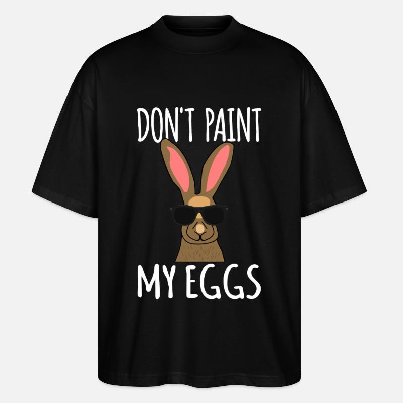 Osterhase - Stanley/Stella Oversized Unisex Bio T-Shirt Blaster 2.0 - Schwarz