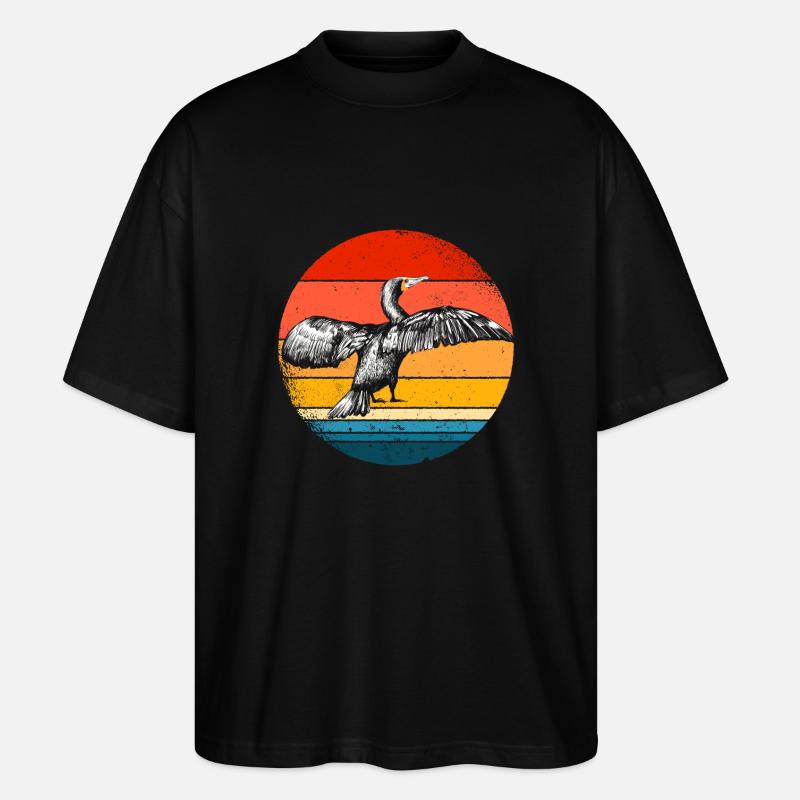 Cormoran - T-shirt bio Blaster 2.0 coupe oversize Stanley/Stella Unisexe - noir