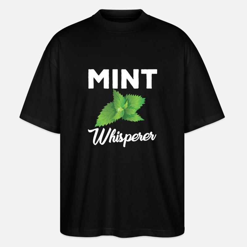 Minze Flüsterer - Stanley/Stella Oversized Unisex Bio T-Shirt Blaster 2.0 - Schwarz
