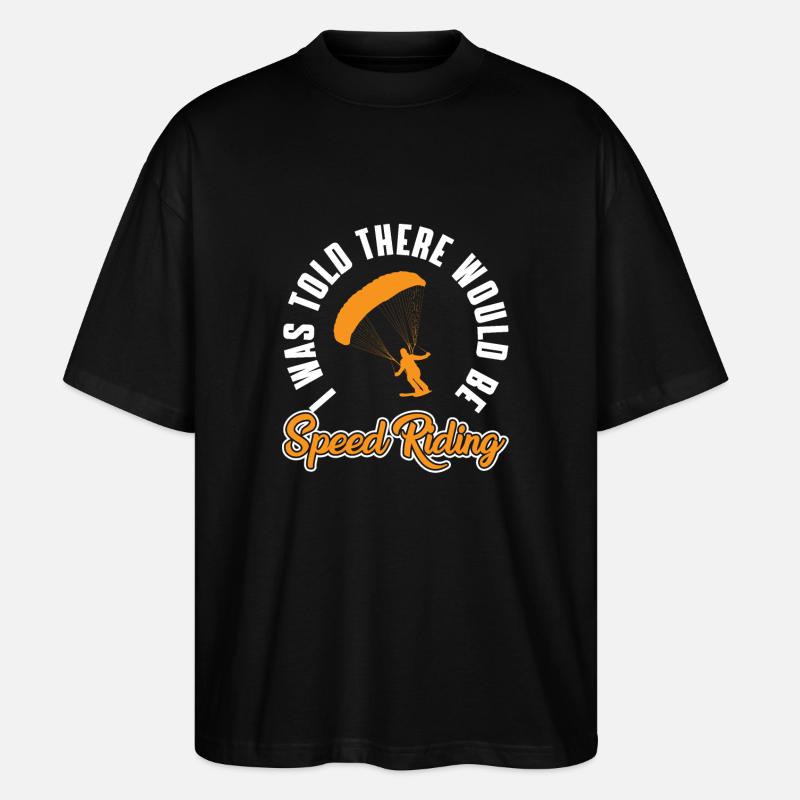 Speed Riding - Stanley/Stella Oversized Unisex Bio T-Shirt Blaster 2.0 - Schwarz