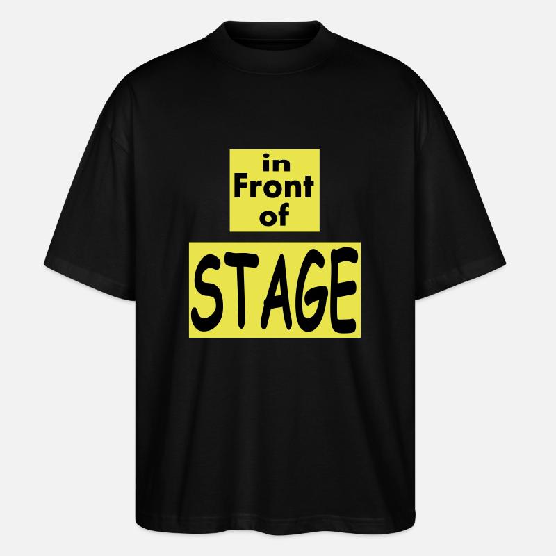 Devant ventilateur scène / Musique - T-shirt bio Blaster 2.0 coupe oversize Stanley/Stella Unisexe - noir