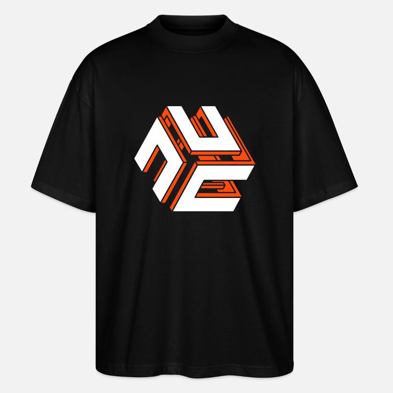 cube - T-shirt bio Blaster 2.0 coupe oversize Stanley/Stella Unisexe - noir