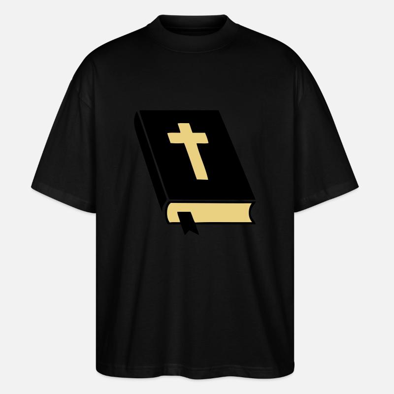 bibel_02 - T-shirt bio Blaster 2.0 coupe oversize Stanley/Stella Unisexe - noir
