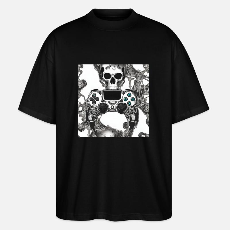 Bugi Mändel 2024/01 - Stanley/Stella Oversized Unisex Bio T-Shirt Blaster 2.0 - Schwarz