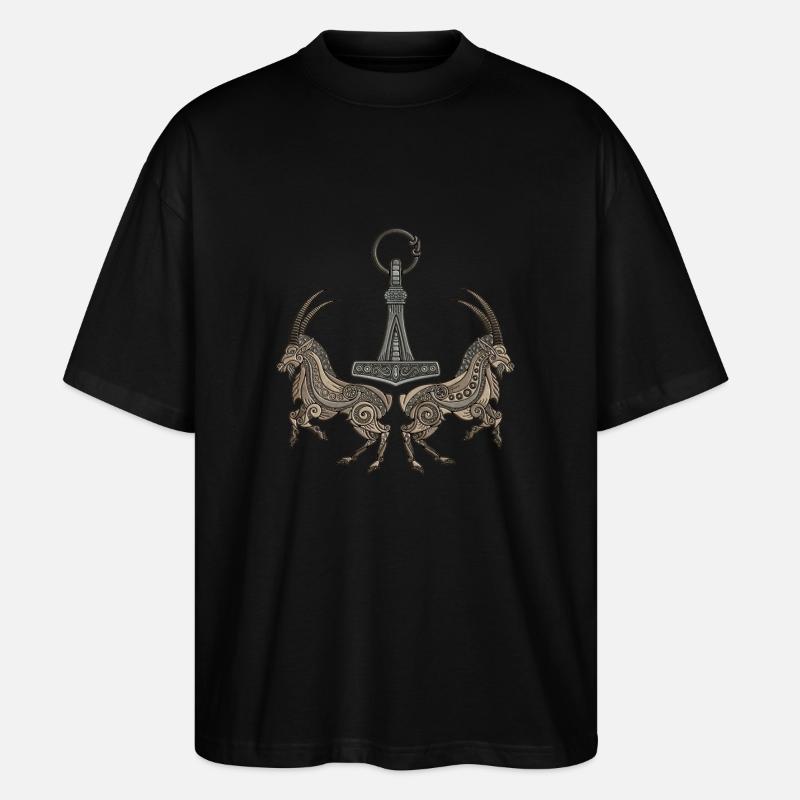 mjölnir - Stanley/Stella Oversized Unisex Bio T-Shirt Blaster 2.0 - Schwarz