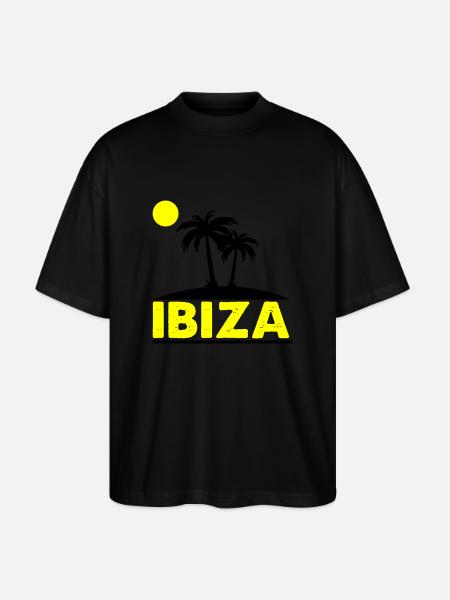 Ibiza - Stanley/Stella Oversized Unisex Organic T-shirt Blaster 2.0 - black
