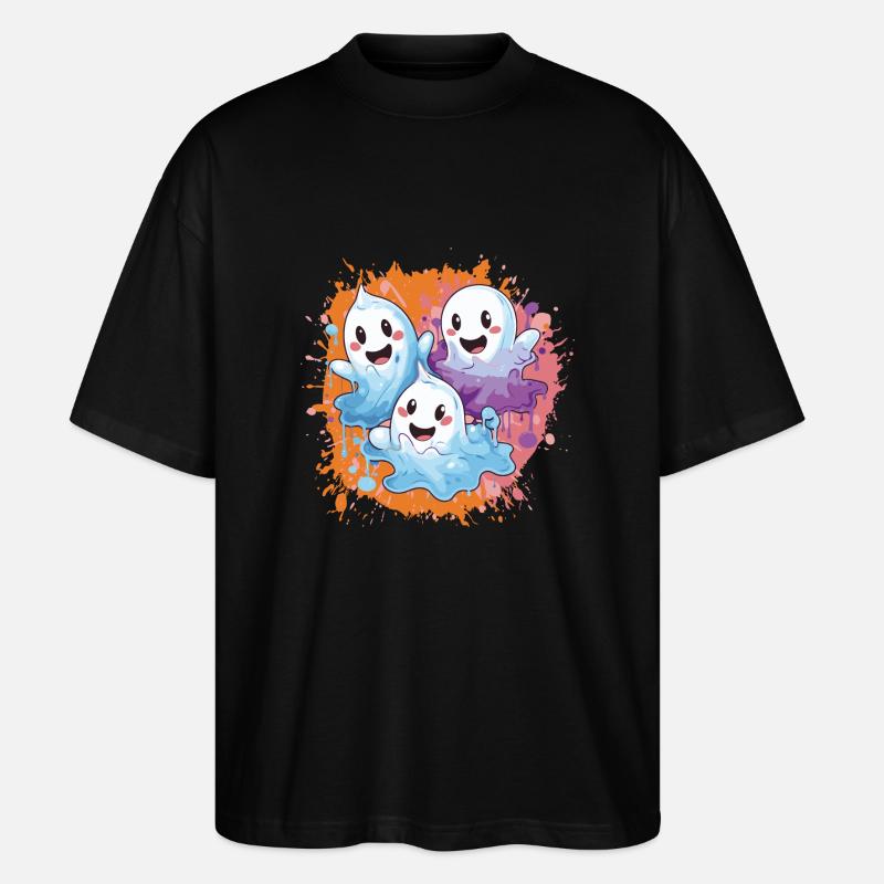 Geister Team - Stanley/Stella Oversized Unisex Bio T-Shirt Blaster 2.0 - Schwarz