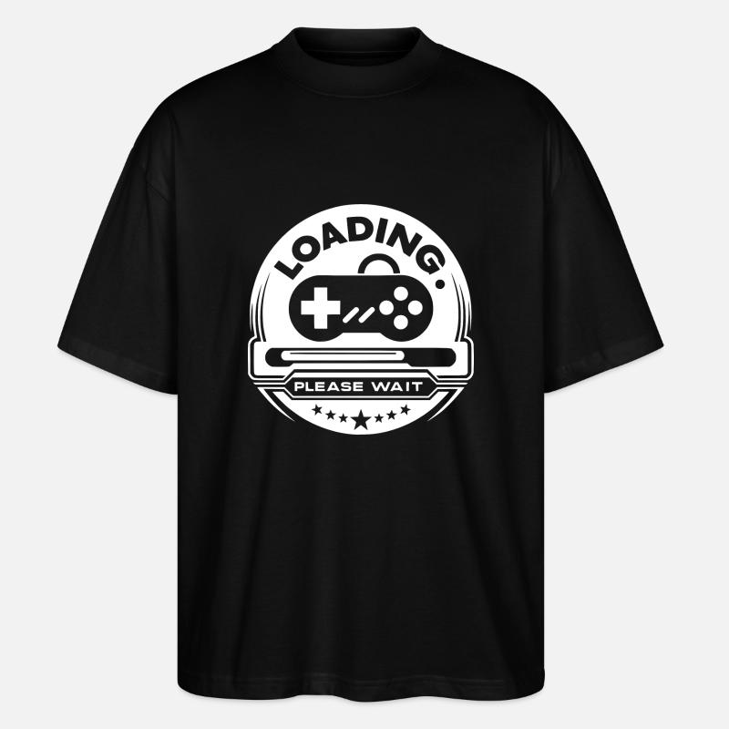 Loading Please Wait - Stanley/Stella Oversized Unisex Organic T-shirt Blaster 2.0 - black