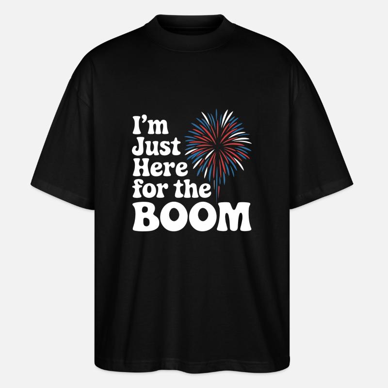 Pyrotechnie Feux d’artifice Pyrotechnie - T-shirt bio Blaster 2.0 coupe oversize Stanley/Stella Unisexe - noir