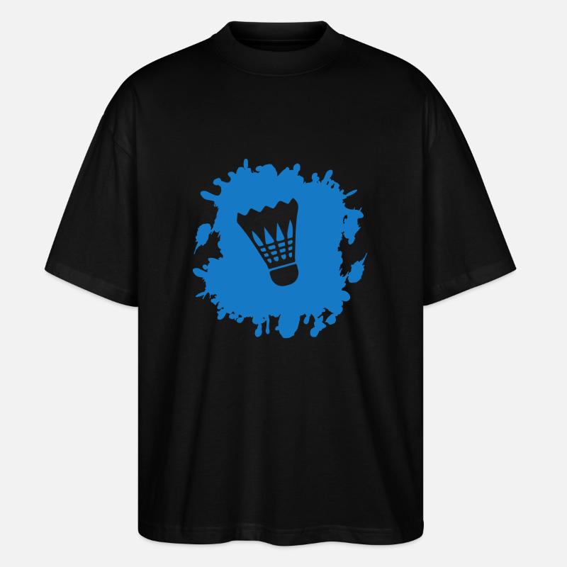 federball klecks - Stanley/Stella Oversized Unisex Bio T-Shirt Blaster 2.0 - Schwarz