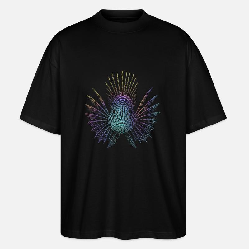 Feuerfisch - Stanley/Stella Oversized Unisex Bio T-Shirt Blaster 2.0 - Schwarz