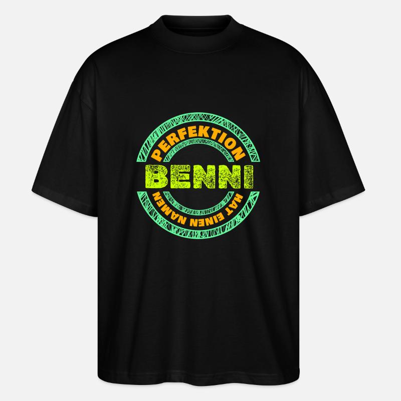 Cadeau pour Benni - T-shirt bio Blaster 2.0 coupe oversize Stanley/Stella Unisexe - noir
