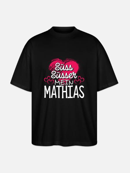 MATHIAS - süss - Stanley/Stella Oversized Unisex Bio T-Shirt Blaster 2.0 - Schwarz