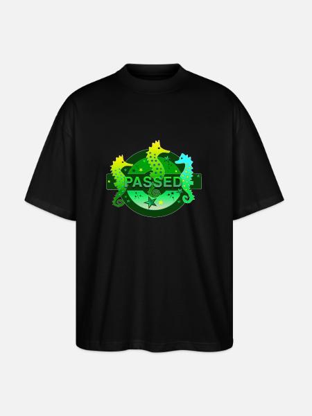 passed swimmer swimmer - Stanley/Stella Oversized Unisex Organic T-shirt Blaster 2.0 - black